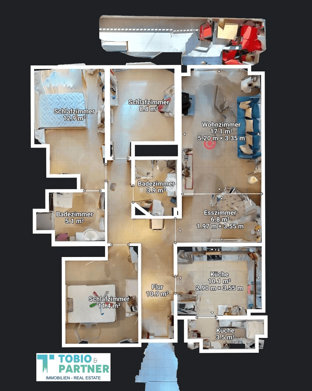 Acogedor apartamento de 3 dormitorios en el corazón de El Albir con piscina y garaje
