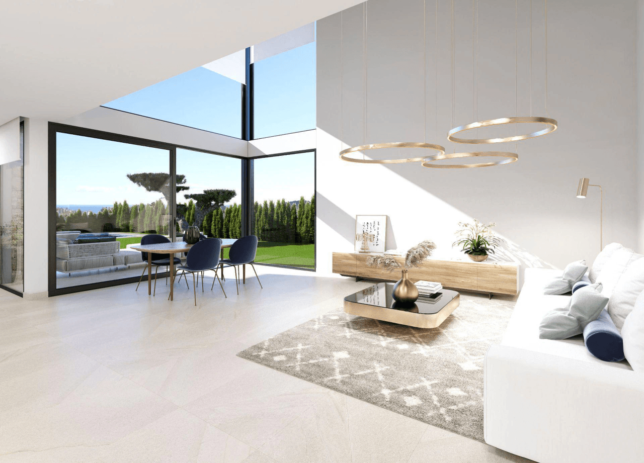 Newly built villa in Finestrat with private pool and garden